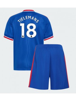Manchester United Youri Tielemans #18 Replika Borta Kläder Barn 2026-27 Kortärmad (+ byxor)